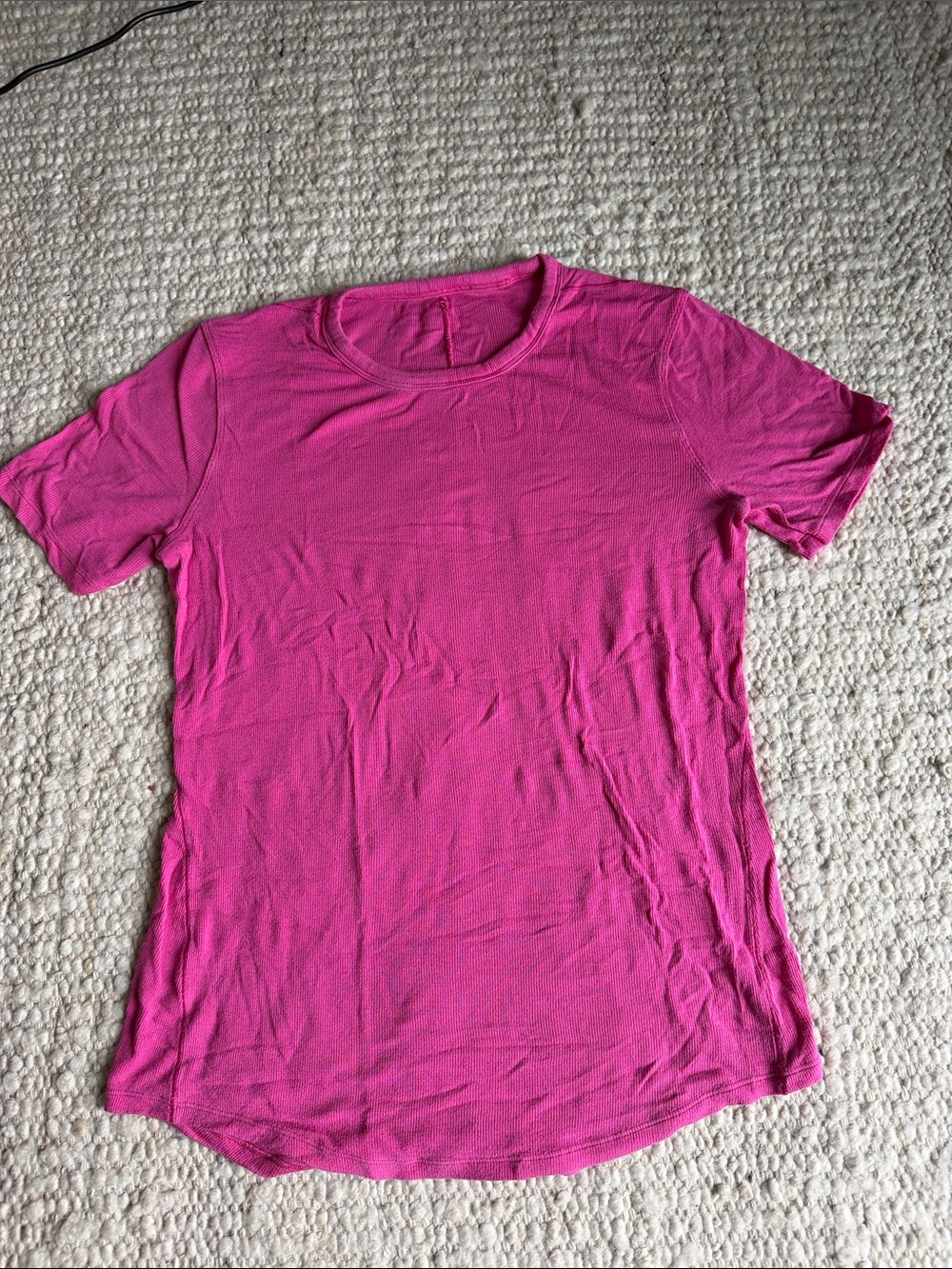 lululemon athletica Short Sleeve Crewneck Tee - Hot Pink